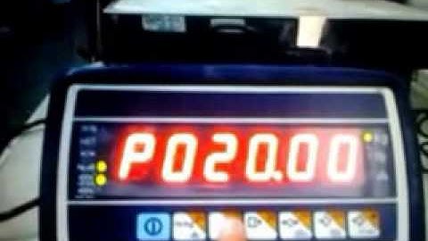 PARAMETRI CANTAR  DIBAL