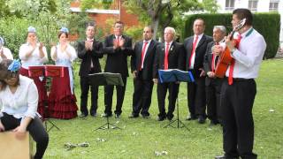 Video thumbnail of "RUMBA QUE GUAPA VA!! CORO ROCIERO CANTARES AL ALBA"