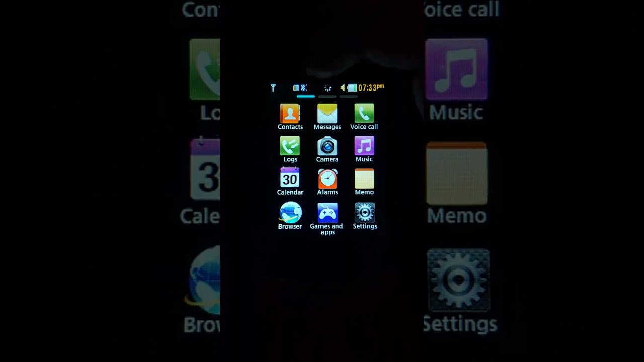 LG Ego (LG-T505) startup and shutdown