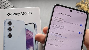 Enable Roaming/ Use Mobile Data in Foreign Country on Samsung Galaxy A55 5G / A35 5G