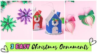 3 Handmade Christmas Ornaments