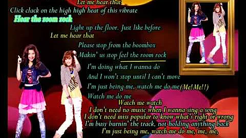 Watch Me, Shake It Up, Karaoke-Instrumental!!