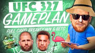 UFC 327 BEST PROP BETS! FULL CARD! POST WEIGH-IN!