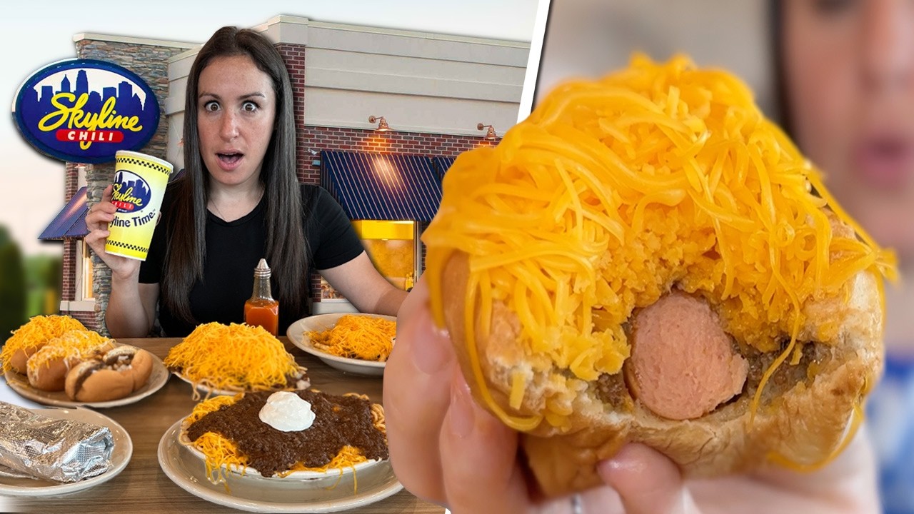 Trying Skyline Chili For The First Time // Testing VIRAL Menu Hacks