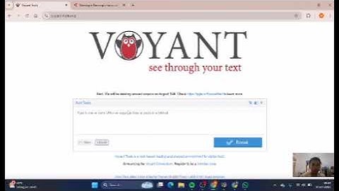 Visualisasi Data Text menggunakan Aplikasi Voyant dan Visualisasi Jaringan Sosial menggunakan Gephi