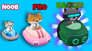 NOOB vs PRO vs HACKER-Bumper Cats screenshot 4