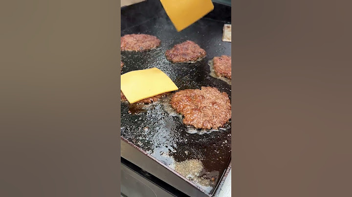 The Perfect Smashburger Technique