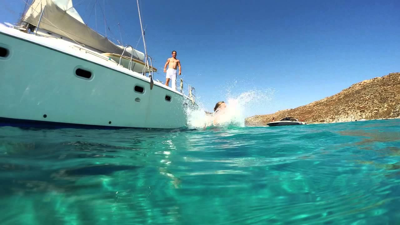Another Amazing Trip With Mykonos Catamaran Youtube