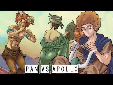 Apollo gegen Pan: Ein musikalischer Clash - Griechische Mythologie Geschichten
