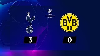 1/8e aller, Tottenham - B. Dortmund (3-0): le résumé de la rencontre