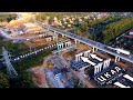 Строительство ЦКАД 2020 [aerial survey] 4K