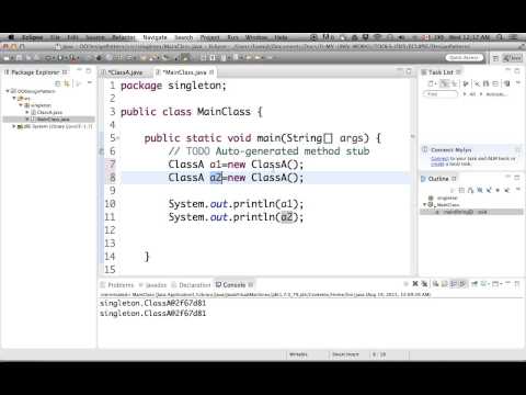 Singleton Design Pattern 1