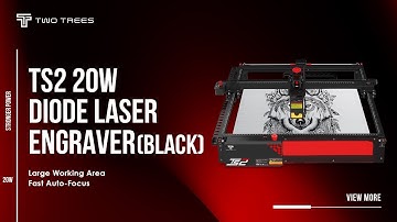 TwoTrees | TS2 20W Diode Laser Engraver (Black)