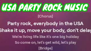 USA Party Rock Music - Party Rock (Lyrics)