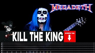 【MEGADETH】[ Kill The King ] cover by Masuka | LESSON | GUITAR TAB