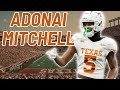 Adonai mitchell has tremendous upside  2024 nfl draft film breakdown