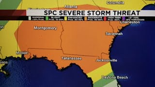 Weather Authority Alert for possible severe weather tonight, Friday morning