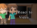 Steve & Alex react to videos || Minecraft || Original ?