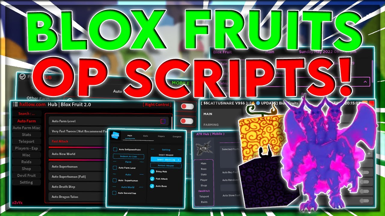 Blox Fruits Script GUI, THE #1 FREE AUTOFARM GUI