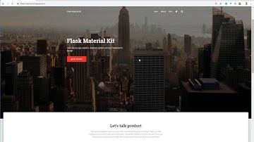 Flask Material Kit - Built with Automation Tools | AppSeed