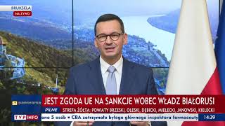 Premier Morawiecki Przedstawił W Brukseli Plan Dla Białorusi