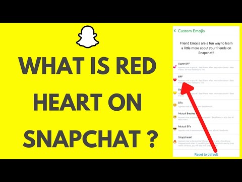 Snapchat Read Heart Emoji: What Is Red Heart On Snapchat