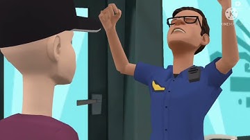 Dark Void Buddy Bro throw eggs at the police station and gets arrested and gets grounded