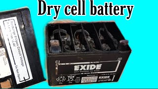 Dry cell battery to lead acid battery easy converting