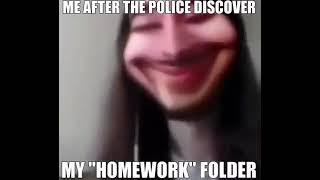 no officer the homework folder was a joke