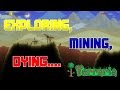 Exploring, mining, dying – Terraria let’s play moments w/ Floette