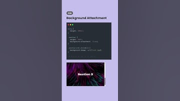 Background-attachment in CSS
