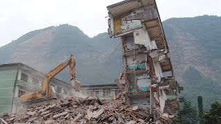 Amazing Dangerous Building Demolition Never Seen Before   Fastest Collapse Destruction Compilation