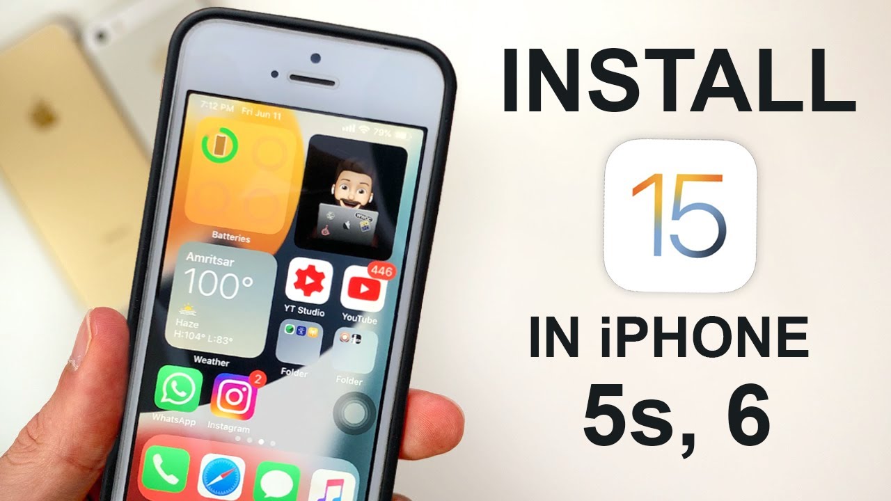 How to Install ðŸ˜®ðŸ˜® IOS 15 in iPhone 5s and 6 - How to Update iPhone 5s and 6 on IOS 15ðŸ”¥ðŸ”¥.