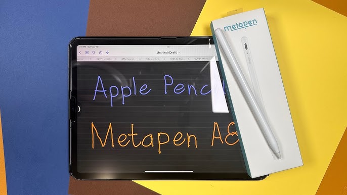  Metapen iPad Pencil A14 Wireless Magnetic Charge丨Best  Alternative to Apple Pencil 2nd Gen丨Stylus Pen Dedicated for Apple iPad Air  5/4, iPad Pro 12.9 6th~3rd, iPad Pro 11 4th~1st- Top Shortcut Button 