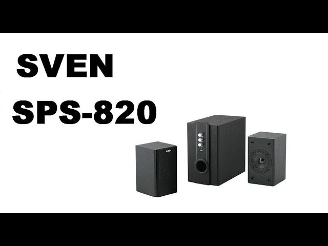 Колонки для компьютера SVEN SPS-609, черный {2.0, 2 х 5 W RMS}