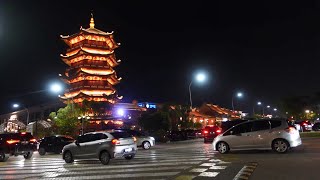 Pantai Indah Kapuk 1 dan 2 pada Sore dan Malam Hari