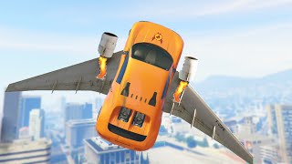 FLYING CARS INSANE! (GTA 5 Funny Moments)