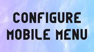 How to add a Mobile Menu to your Wordpress Website