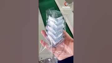 Auti collision sticker plastic corner part automatic bag packaging machine