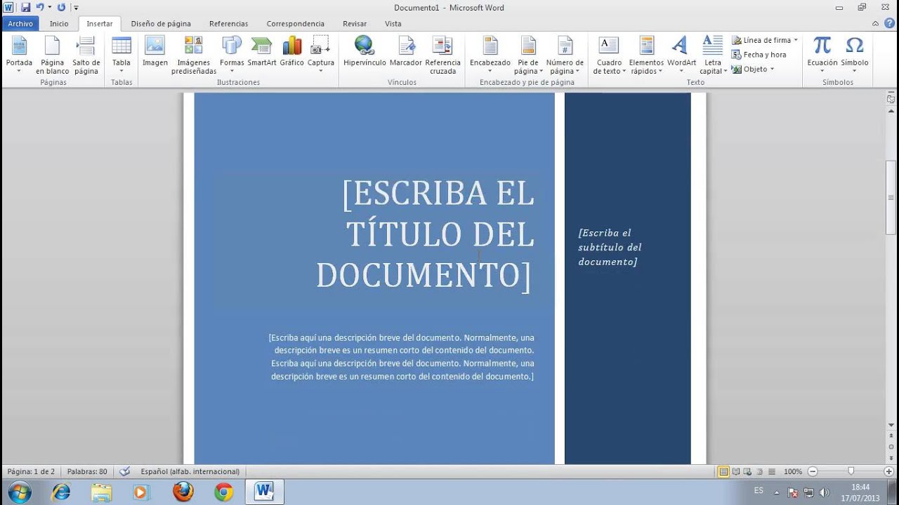 COMO CREAR UNA PORTADA EN WORD - thptnganamst.edu.vn