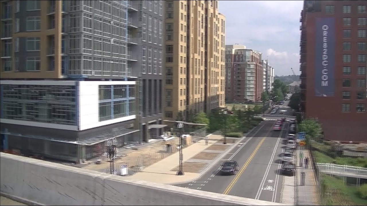 View of Washington DC Residential Areas