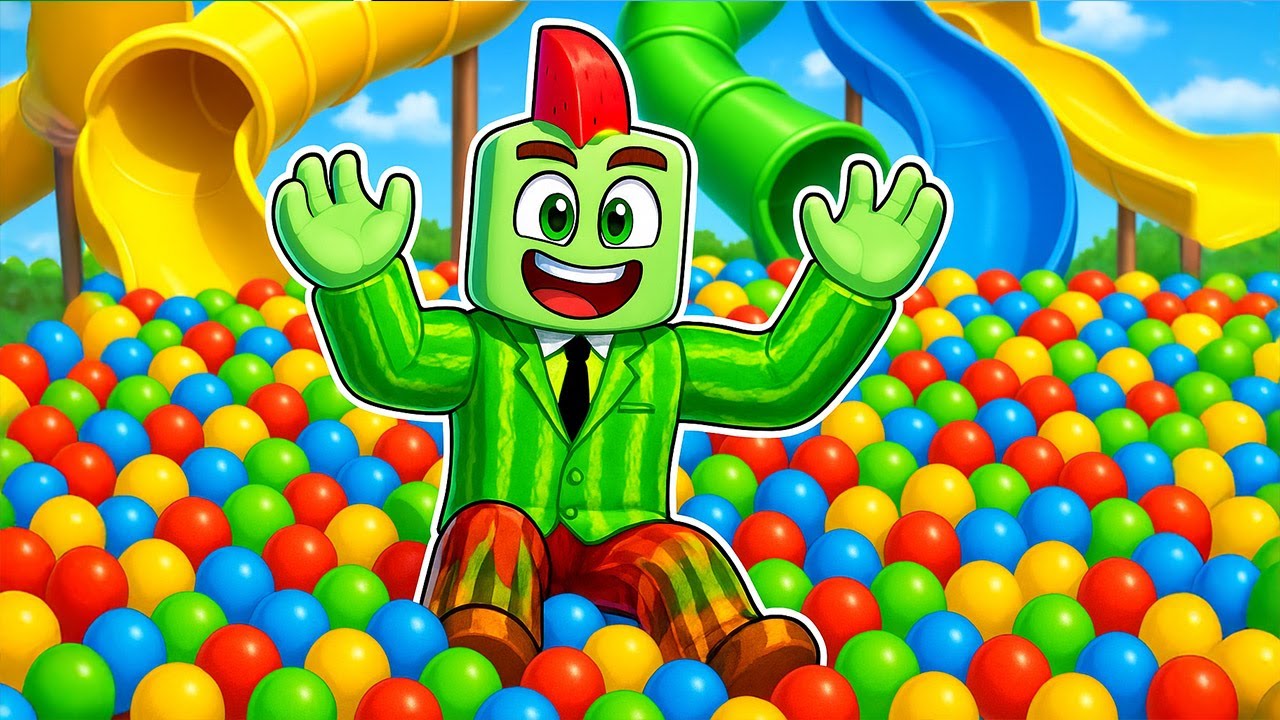 Job Springt In De Grootste Ballenbak Ter Wereld! (Roblox)