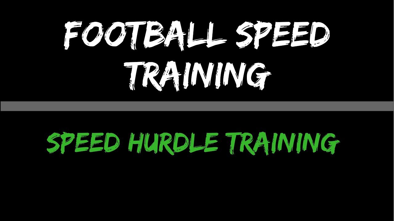 Football Agility TrainingIncreasing Stride with Mini hurdles YouTube