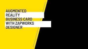 Augmented Reality Business Card with ZapWorks Designer/WebAR