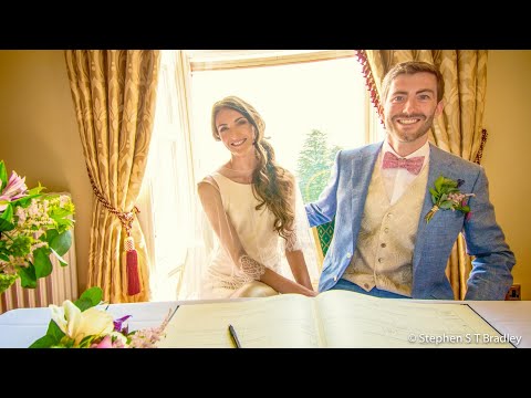 Aerial video of wedding at Birdsgrove House by Bout Yeh aerial drone video photo services Belfast NI