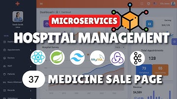 HMS with React & Spring Boot Microservices | Ep. 37: Medicine Sale Page #react #spring