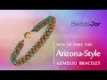 Arizona-Style GemDuo Bracelet | Seed Beads simple design