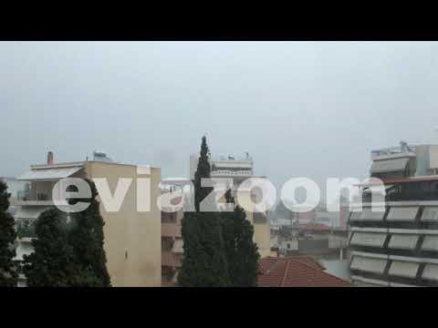 EviaZoom.gr: Ισχυρή καταιγίδα έπληξε την Χαλκίδα (08-11-2017)