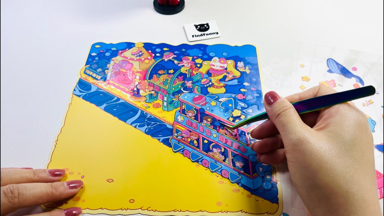 🔴Live now: DIY 3D scene stickers | Relaxing | Sticker together - YouTube
