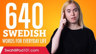 640 Swedish Words for Everyday Life - Basic Vocabulary #32